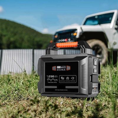 China Outdoor Portable Rechargeable Power Station 220v 110V 300W For Europe for sale