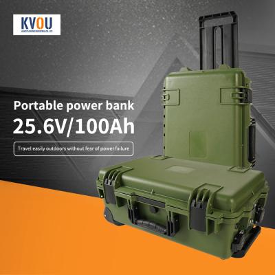 China 3000W Large Capacity Home Emergency Power Station 25.6V 100Ah for sale