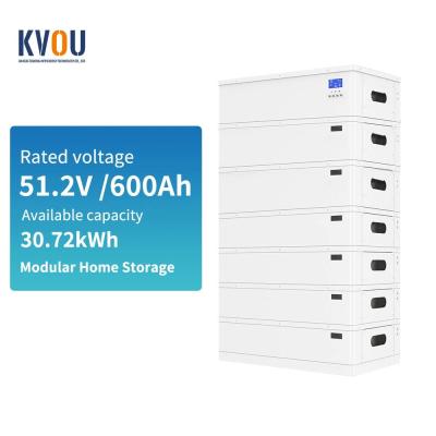 China 16S6P 30kWh Lithium Battery Pack 600Ah 51.2V Home Energy Storage Battery for sale