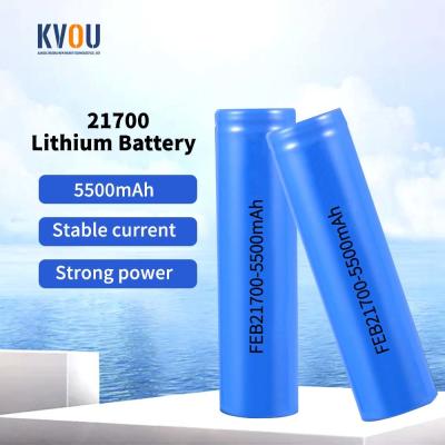 China 21700 5500mah Rechargeable Battery Lithium Cell For High End Digital for sale