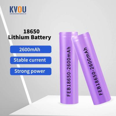 China 18650 3.6 V 2600mah Lithium Lifepo4 Battery Cylindrical For Electric Bicycles for sale