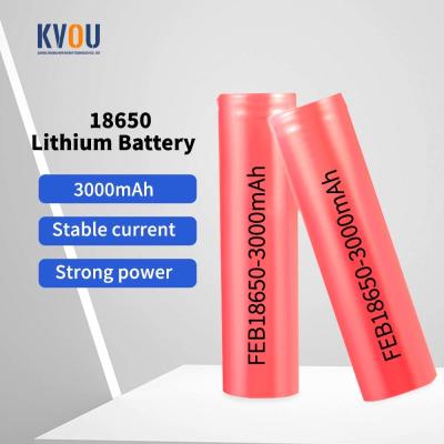 China Rechargeable 3.6V Lithium Battery 18650 Li Ion Battery Cylindrical 3000mAh for sale
