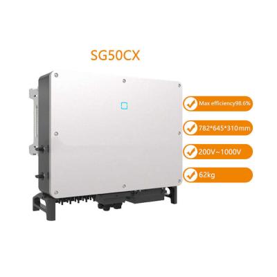 China 50KW 40KW 30KW Three Phase Hybrid Solar Inverter Grid Connected For Solar System for sale