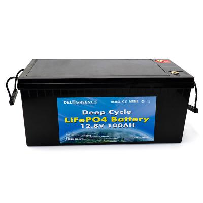 China 12.8V 100Ah Li Ion Battery Pack Lifepo4 Rechargeable For Dual Electric Bicycle for sale