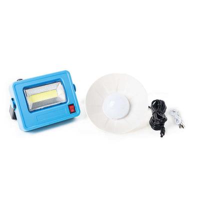 China High Quality Mini Outdoor Solar Lighting System Kit Camping Light Flood Light for sale