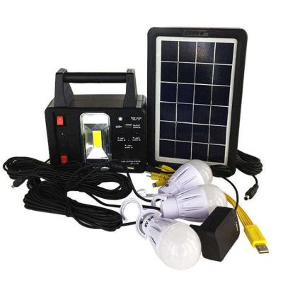 China 4500mah With LED Charging Home Camping Emergency Solar Bulb Kit for sale