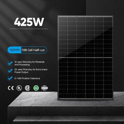 China All Black Solar Photovoltaic Panels 425w 410w 415w For Home Use for sale