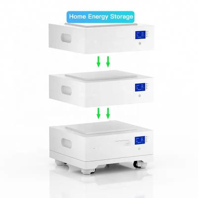 China Stackable Home Battery System RS485 Communication and Built in Smart BMS Protection à venda