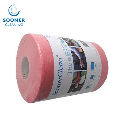 China Nonwoven Dry 125gsm Spunlace Cleaning Wipes For Industrial for sale