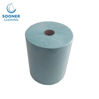 China Plain High Absorbency 80gsm Industrial Cleaning Wipes for sale