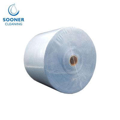 China OEM Disposable Jumbo 125gsm Industrial Cleaning Roll Iso 9001 for sale