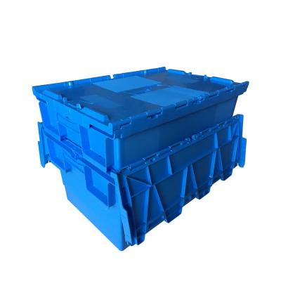 China Injection Molded Plastic Parts Tote Box Storage Containers For Moving for sale