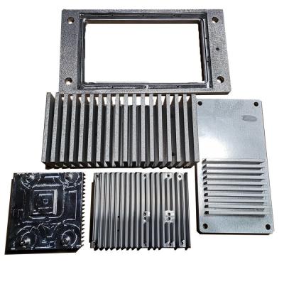China Anodized PVDF CNC Machining Parts Extruded Aluminum Heat Sink for sale