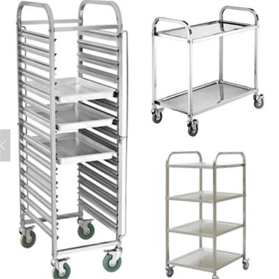 China RK Bakeware China Foodservice NSF Restaurant Gn1/1 Bakery Food Trolley/Mobile Stainless Steel Trolley for sale