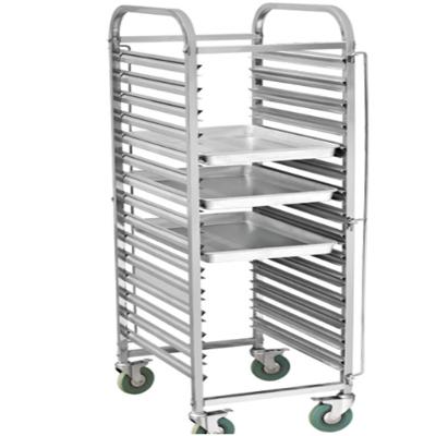 China RK Bakeware China Custom Stainless Steel Restaurant Food Catering Service Transport Trolley/Tea Cart for Kitchen for sale