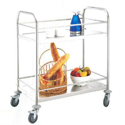 China RK Bakeware China Foodservice NSF Stainless Steel Trolley with Wheels Easy Handling Dressing Trolley for sale