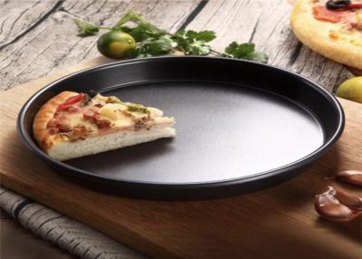 China 12 pizza preta da polegada 305x297x25mmmm que faz a bandeja à venda