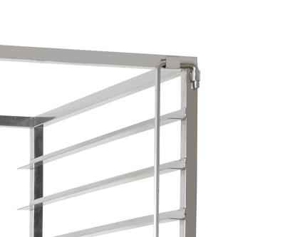 China Fifteen Shelves 460x610x1780mm Stainless Steel Trolly for sale