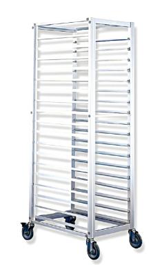 China Anodized 18 Shelves 603x471x1695mm Aluminium Trolly for sale
