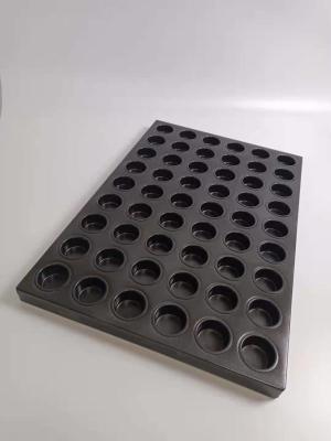 China Silicone Coating   54 Cups Cupcake Mould  Muffin Cake Trays for sale