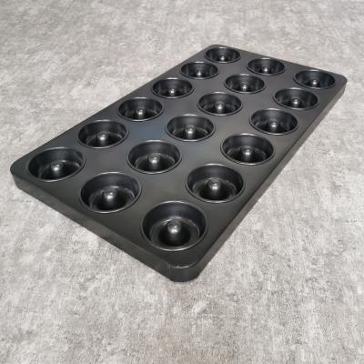 China 18 Cavity Doughnut Mould Tray Al Steel Material Chemical Stable for sale