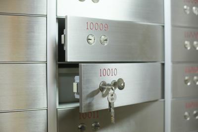 China 10mm SUS304 Bank Safe Deposit Box , Small Safe Deposit Box for Jewellery for sale