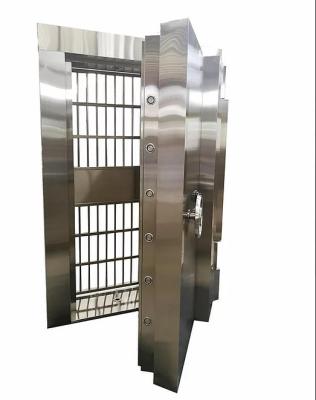 China Steel 1200mm Width 2200mm Height Bank Vault Door , Class 3 Vault for sale