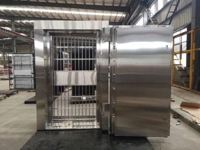 China Stainless Steel Height 2500mm Bank Vault Door With 3 S&G Lock for sale