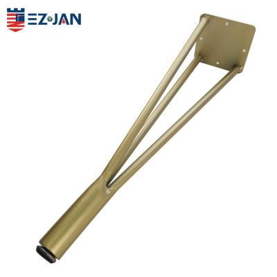 China Modern Modern Cafe Furniture Hardware Solid Brass Legs Gold Solid Brass Bracket For Coffee Table for sale