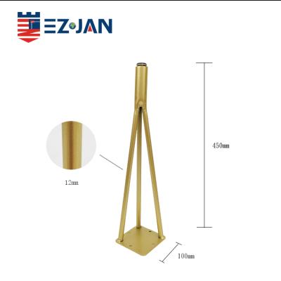 China Modern Mid Century Dining Room Table Furniture Legs Modern Coffee Console Gold Solid Brass Leg for sale