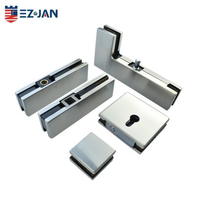 China Modern Frameless Glass Door Accessories Patches Fit Top Patch Fixture for sale