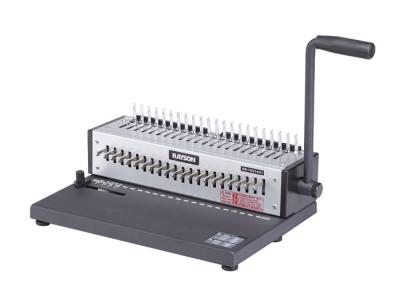 China Document Comb Binder Machine 15 Sheets Separate Punch With 21 Pins for sale