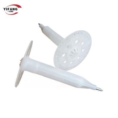 China Shooting Ring Shank Insulation Cap Nails For Supporting Pins Wall Plug for sale
