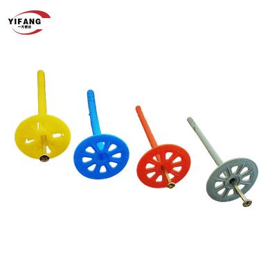China High Bearing Capacity Plastic Insulation Anchors With 50mm / 55mm / 60mm Disc for sale