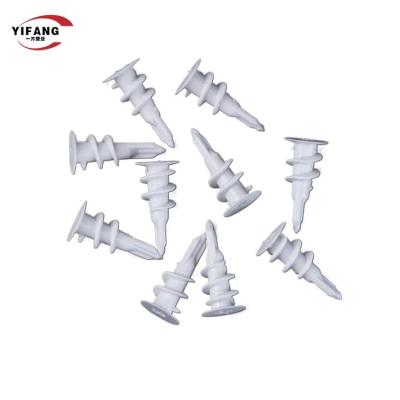 China High Rigidity Plastic Wall Anchors Gyprock Screw Plugs For Building Materials for sale