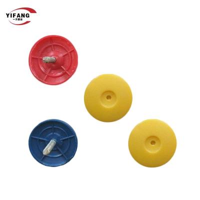 China PE PP Plastic Round Cap Roofing Nails With Umbrella Head 1'' Width for sale