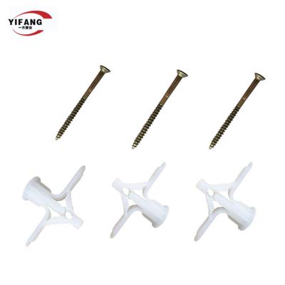 China Customized Size Nylon Plastic Wall Anchors Aircraft Expansion Nail for sale