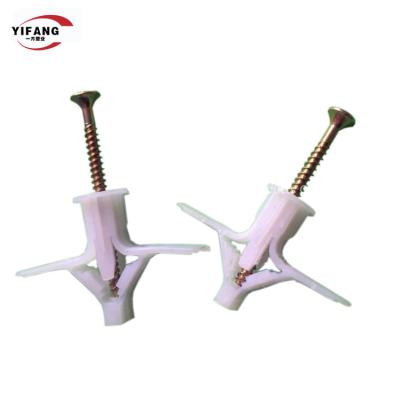 China Anti Corrosion Plastic Wall Anchors Butterfly Toggle Anchor Easy Installation for sale
