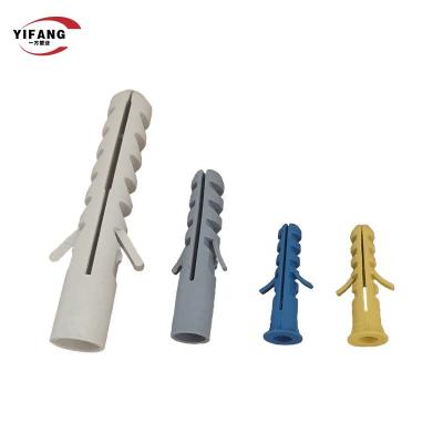 China Wall Plug Hammer 75mm Plastic Expansion Anchor With Screw for sale