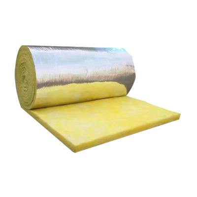 China Fire Resistant Fibreglass Wool Roll Insulation Heat Conductivity Of 0.038-0.042 W/M.K for sale