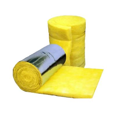 China Hojas amarillas del aislamiento de la fibra de vidrio, material de construcción de Rolls del aislamiento de la fibra de vidrio en venta
