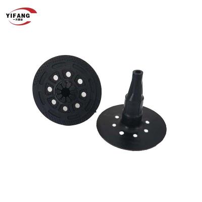 China 50mm Disc Black Hdpe Foam Insulation Nails Length 120mm for sale