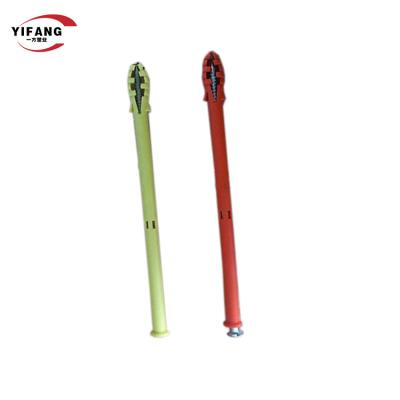 China Red Hammer In Drywall Anchors , Plastic Screw Wall Plug Easy To Instal for sale