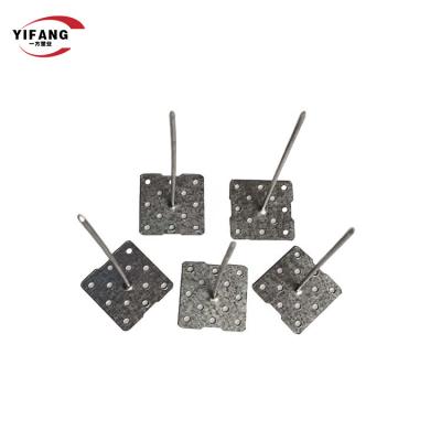 China Rock Wool Fixing 35*35 Insulation Stick Pins for sale
