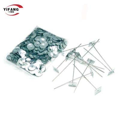 China Metal Self Adhesive Hvac System Insulation Stick Pins 30mm Length for sale