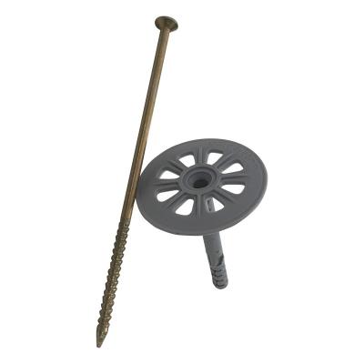 China PE Thermal 50mm Insulation Nail Fixing Pins And Washer for sale