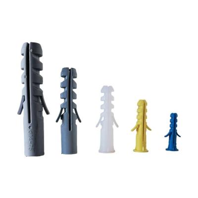 China 10*50mm Gray Plastic Insulation Anchors Wall Plug Polyethylene for sale