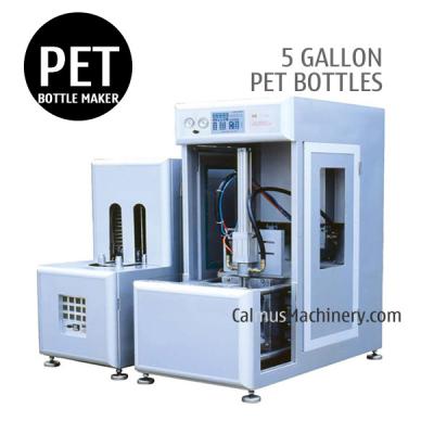 China 90BPH 5 Gallon PET Bottle Blow Molding Machine 19L 20L Plastic Bottle Making Machine for sale