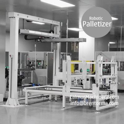 China Carton Box Palletizing Equipment Robotic Case Palletizer for sale