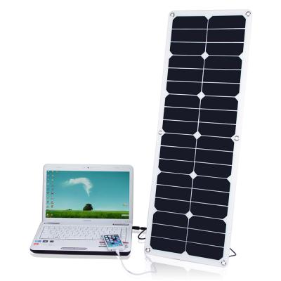 China PET os painéis 40W solares flexíveis laminados para o carregamento do portátil à venda